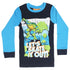 NICKELODEON Skate Out Turtles Blue Raglan Sleeves Premium Cotton Tshirt