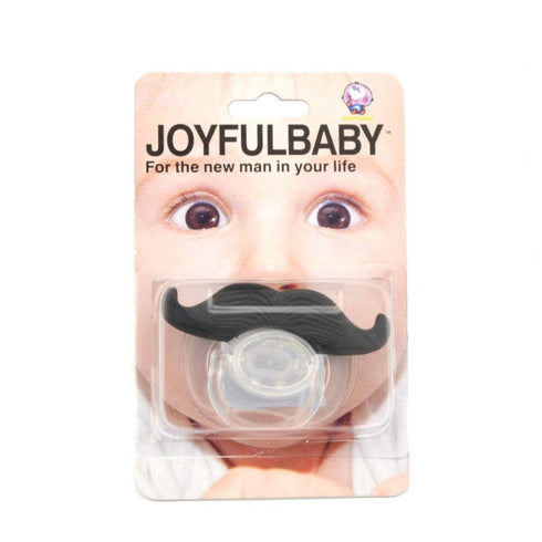 Joyful Baby Stylish Men Black Mustache Pacifier