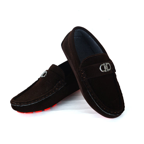 Boys Coffee Valvet Loafer