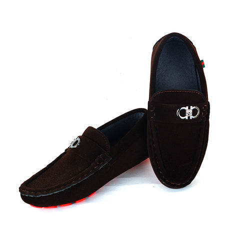 Boys Coffee Valvet Loafer