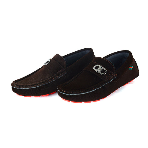 Boys Coffee Valvet Loafer