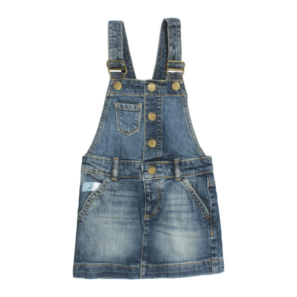 BABY GAP Sand Washed Blue Girls Denim Skirt Dungaree – Globalstock