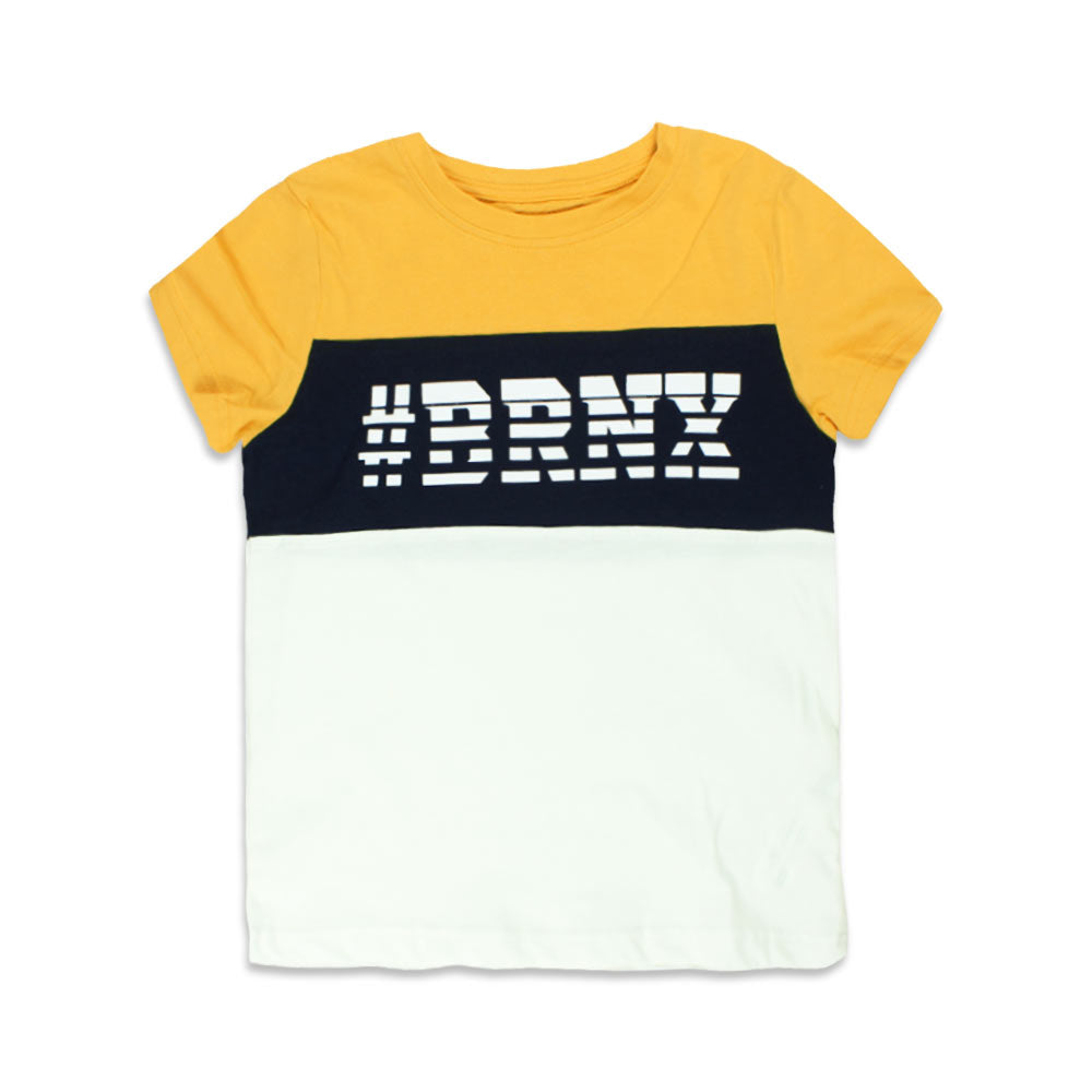 IN EXTENSO Yellow Black Boys Premium Cotton T shirt – Globalstock